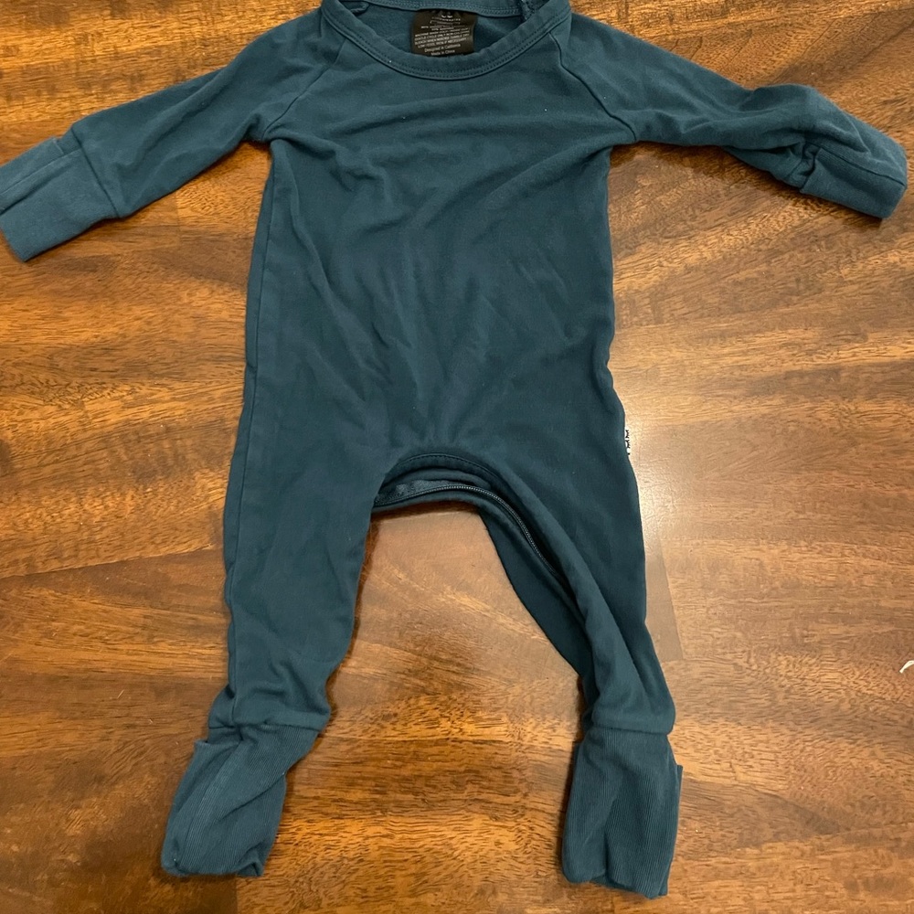 Little Sleepies Blue Footies One Piece